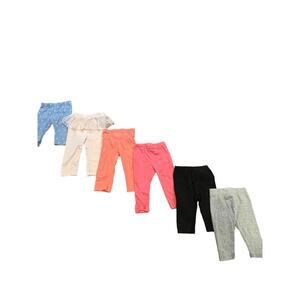 Gap, Joe Fresh, Baby Toddler Legging Bundle 6 Pairs, Pinks, Tutus & Naturals